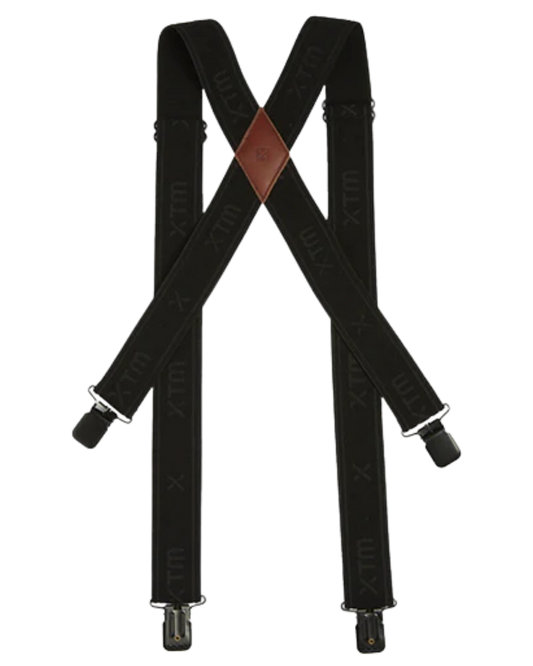 XTM Braces Suspenders - Black Snow Accessories - Trojan Wake Ski Snow