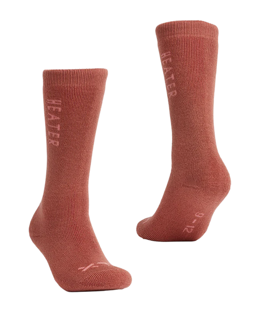 XTM Heater Kids Sock - Dusty Pink Snow Socks - Trojan Wake Ski Snow