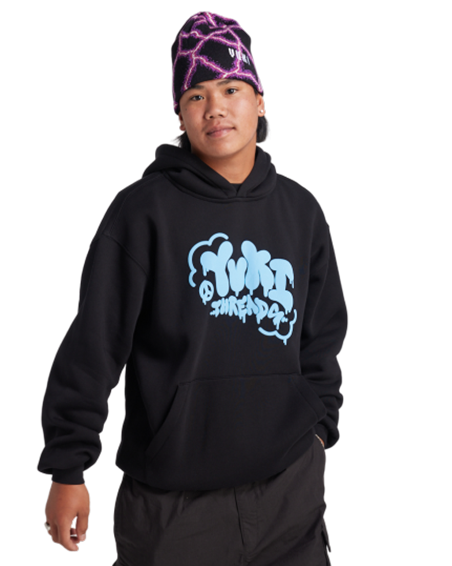 Yuki Threads Loop Shred Hoodie - Black Hoodies & Sweatshirts - Trojan Wake Ski Snow