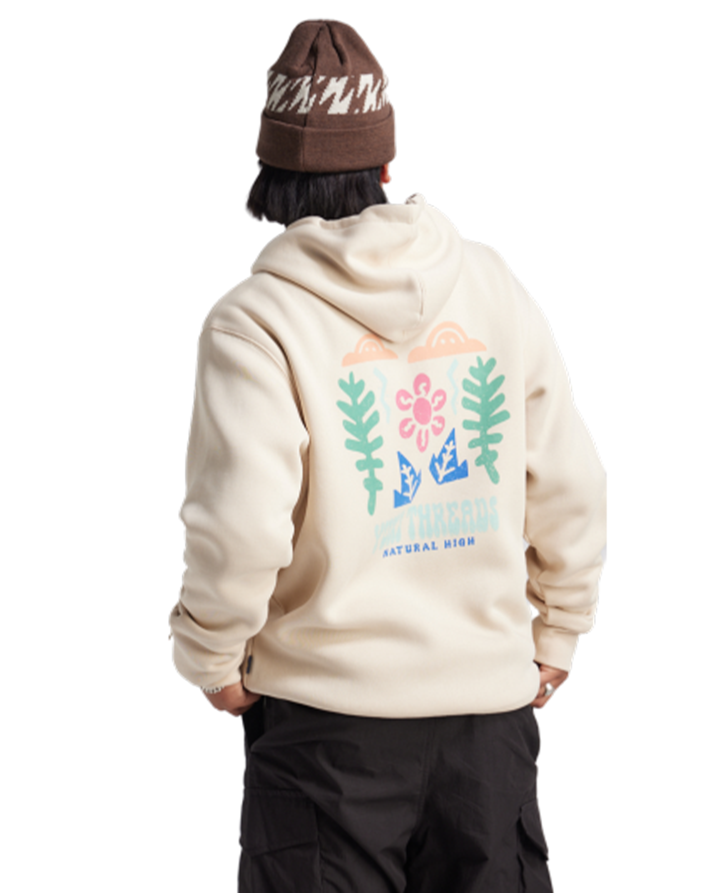 Yuki Threads Natural High Hoodie - Stone Hoodies & Sweatshirts - Trojan Wake Ski Snow