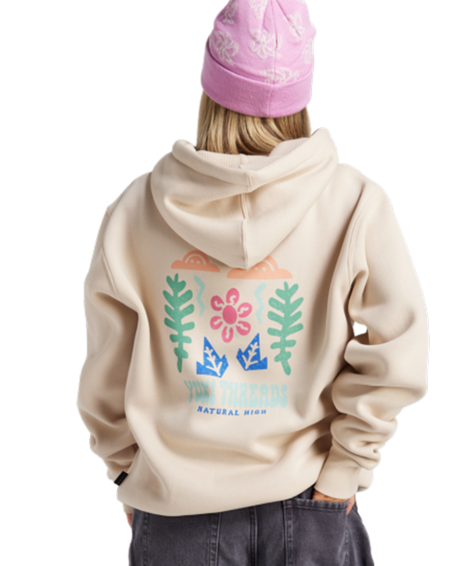 Yuki Threads Natural High Hoodie - Stone Hoodies & Sweatshirts - Trojan Wake Ski Snow