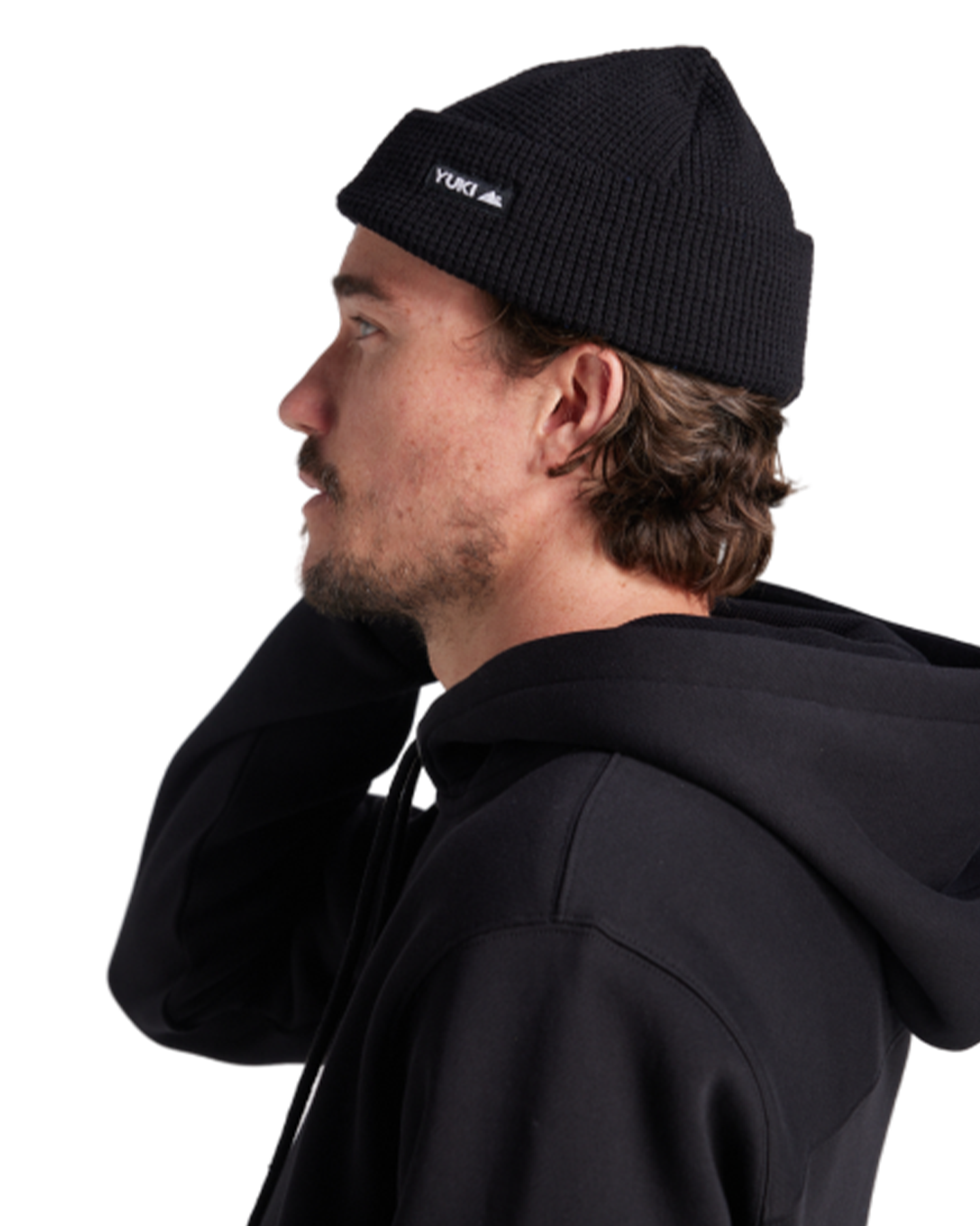 Yuki Threads Relaxed Old Mate Hoodie - Black Hoodies & Sweatshirts - Trojan Wake Ski Snow