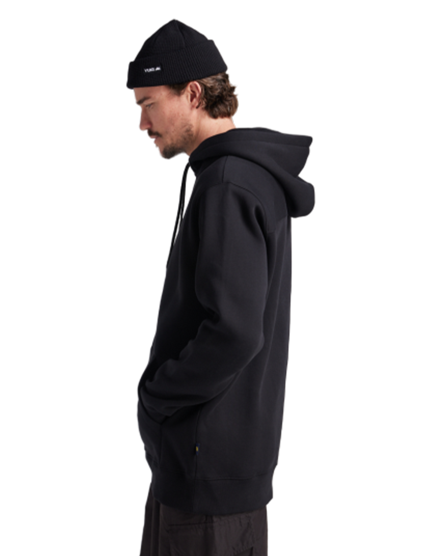 Yuki Threads Relaxed Old Mate Hoodie - Black Hoodies & Sweatshirts - Trojan Wake Ski Snow