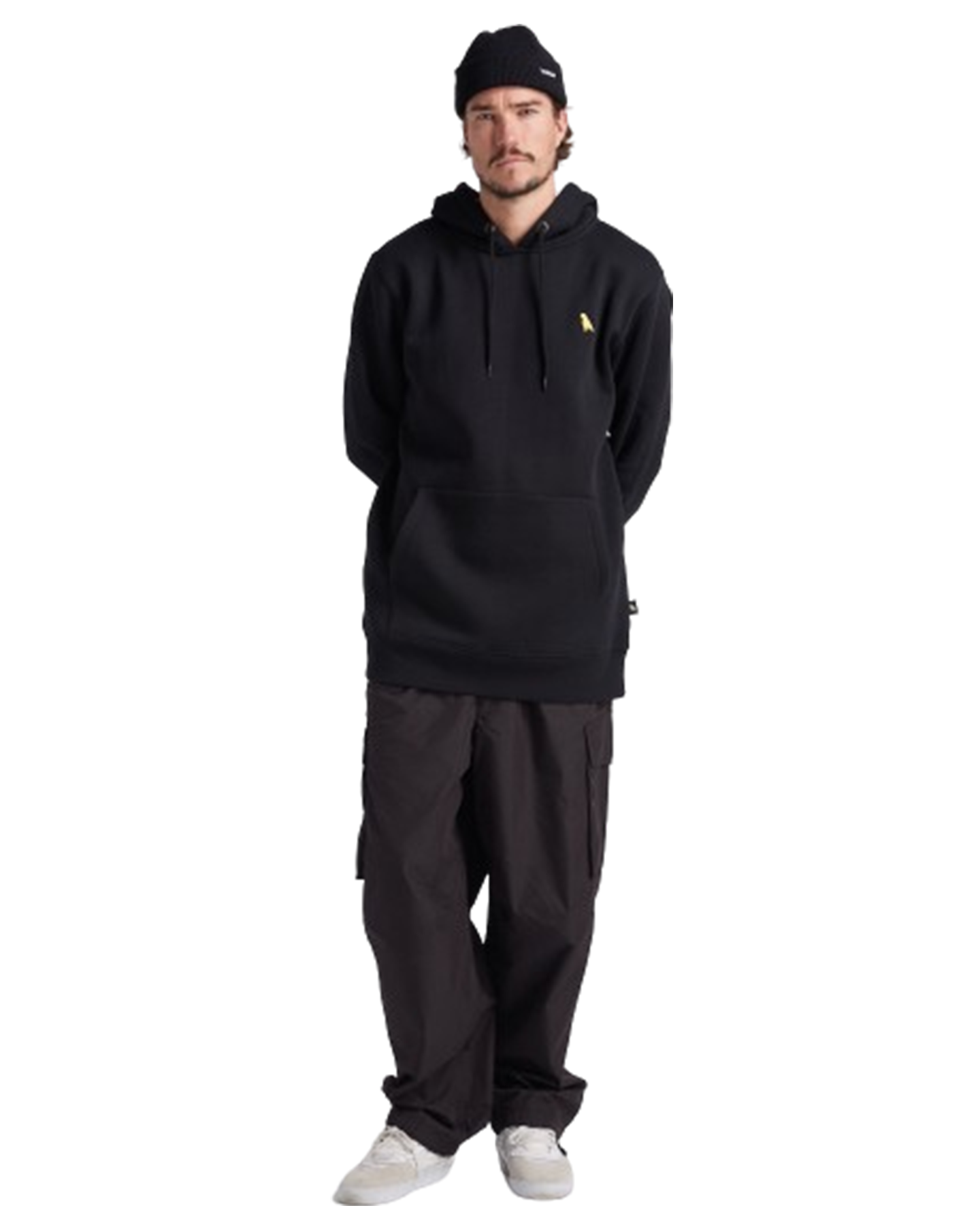 Yuki Threads Relaxed Old Mate Hoodie - Black Hoodies & Sweatshirts - Trojan Wake Ski Snow