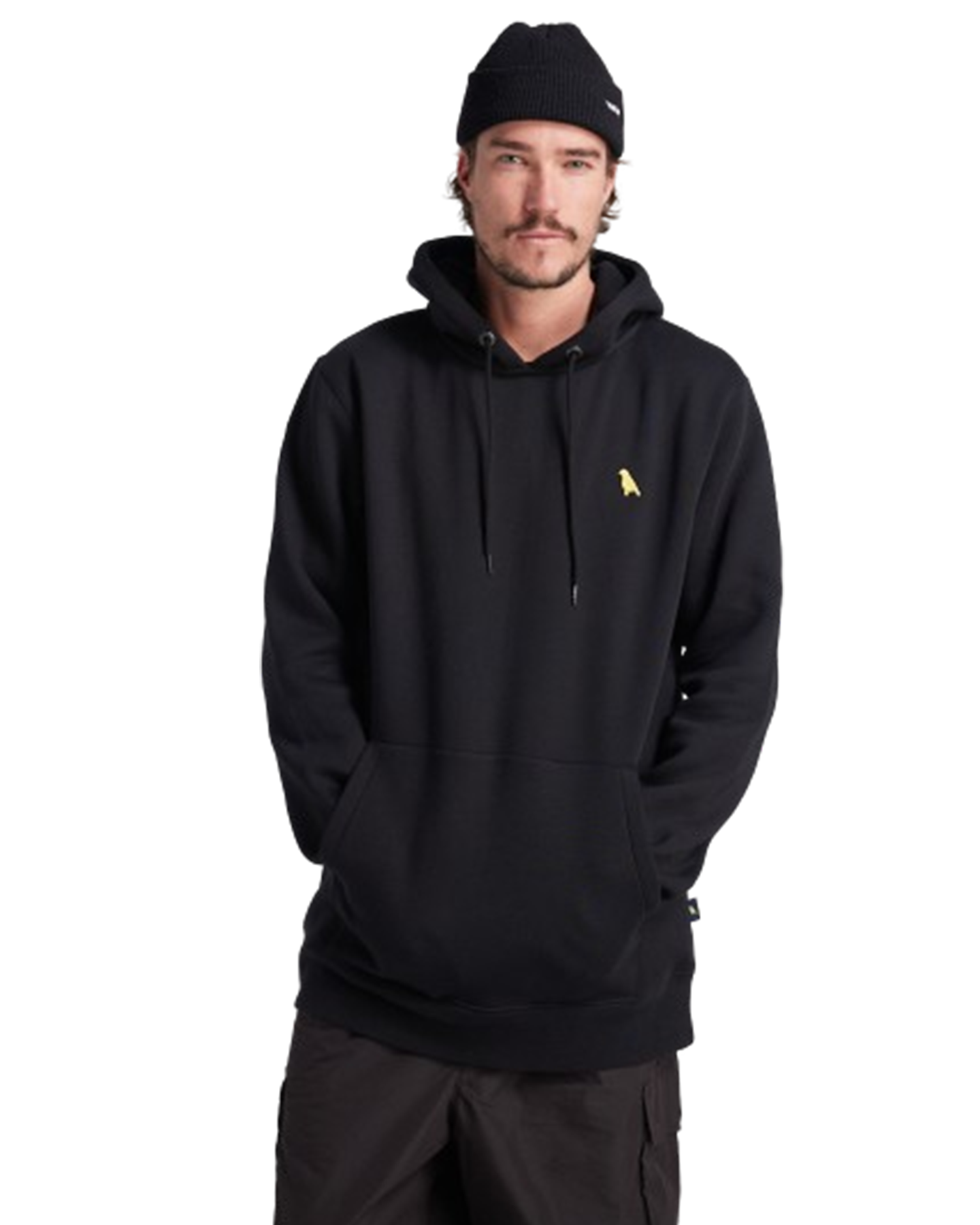 Yuki Threads Relaxed Old Mate Hoodie - Black Hoodies & Sweatshirts - Trojan Wake Ski Snow