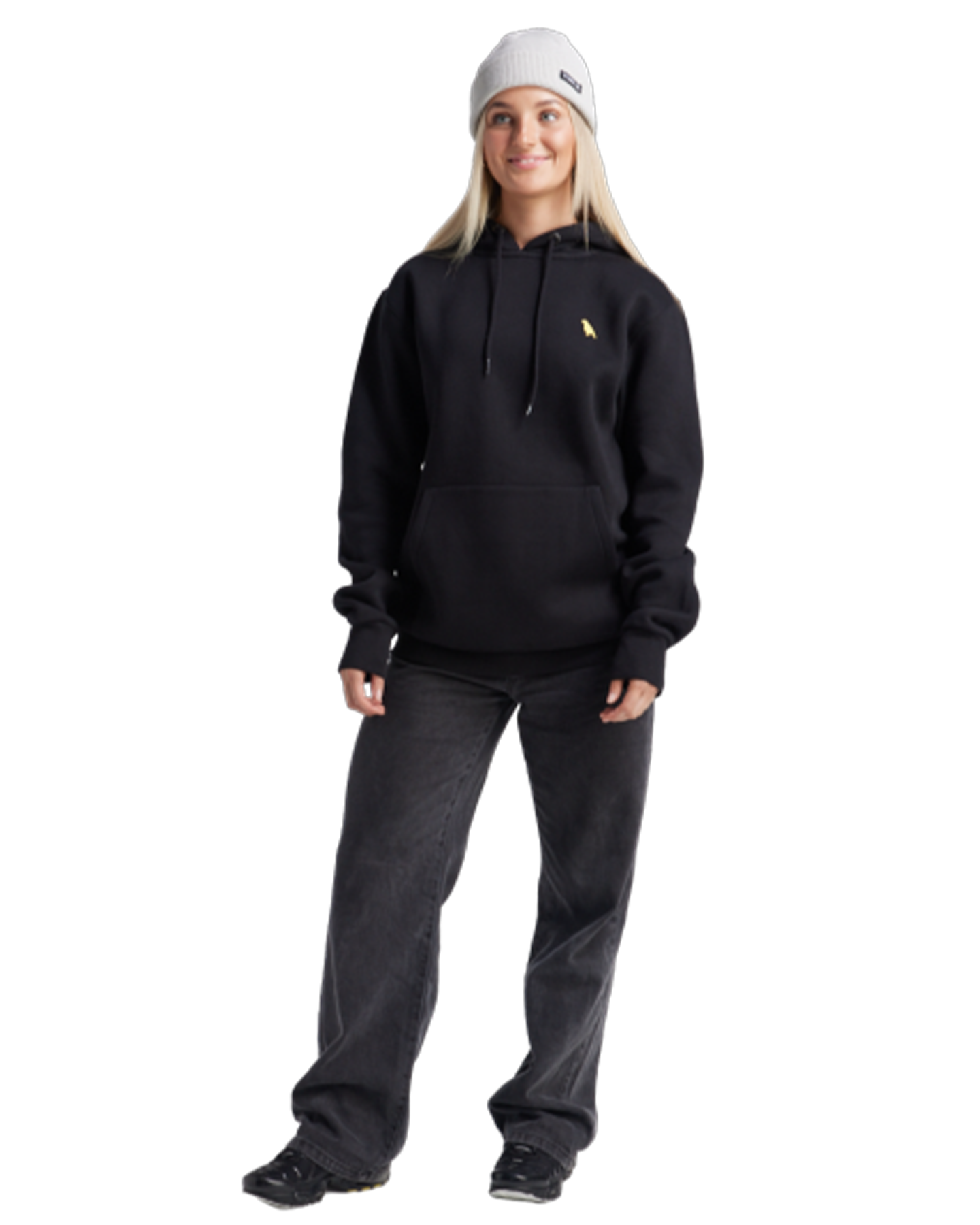 Yuki Threads Relaxed Old Mate Hoodie - Black Hoodies & Sweatshirts - Trojan Wake Ski Snow