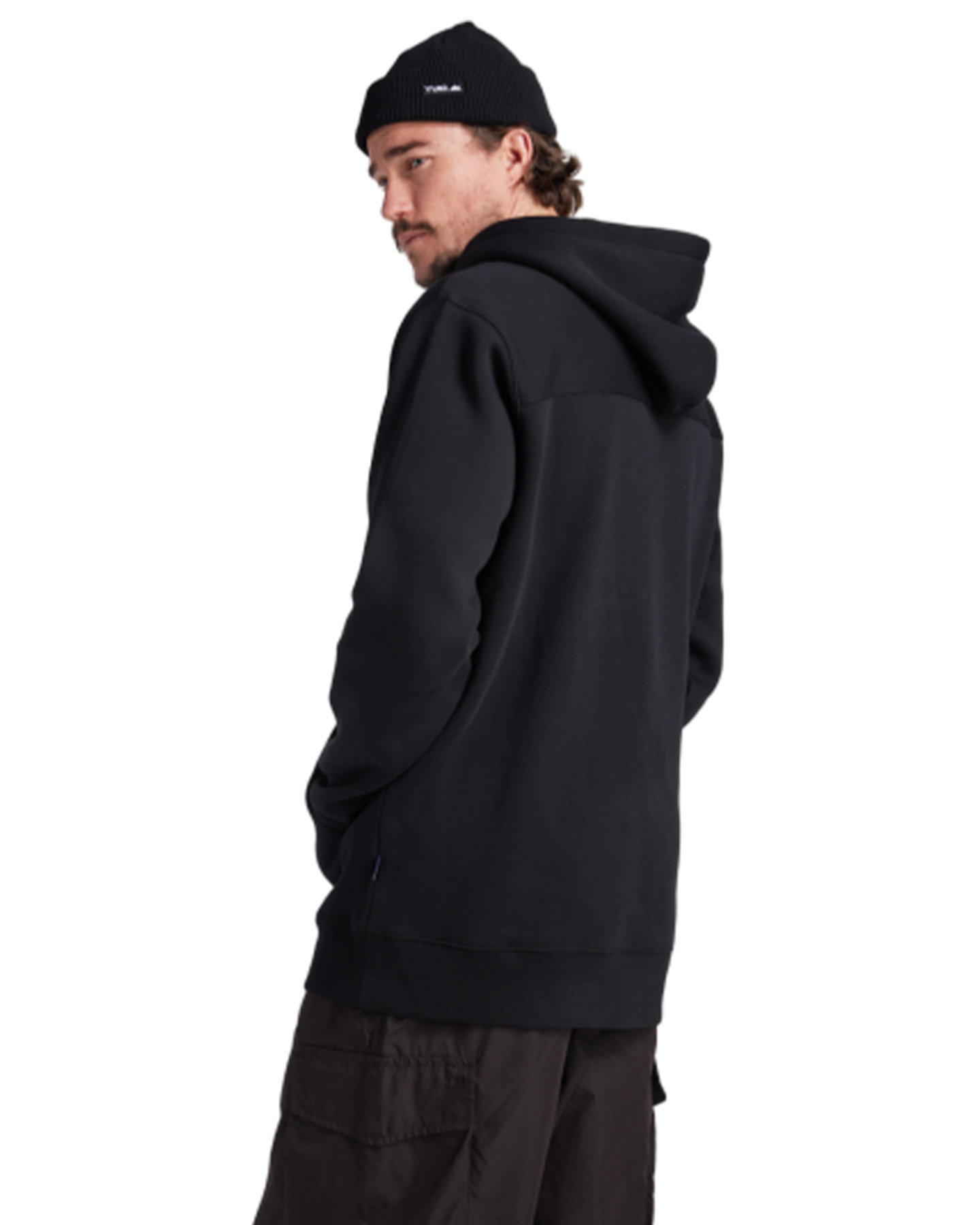 Yuki Threads Relaxed Old Mate Hoodie - Black Hoodies & Sweatshirts - Trojan Wake Ski Snow