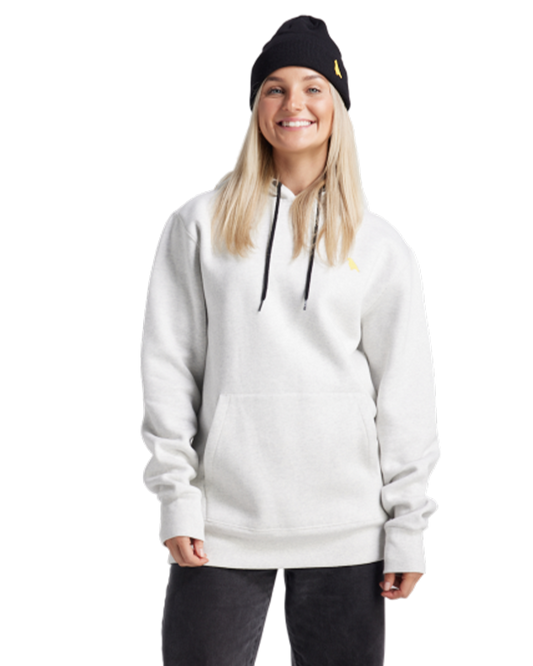 Yuki Threads Relaxed Old Mate Hoodie - Heather Grey Hoodies & Sweatshirts - Trojan Wake Ski Snow