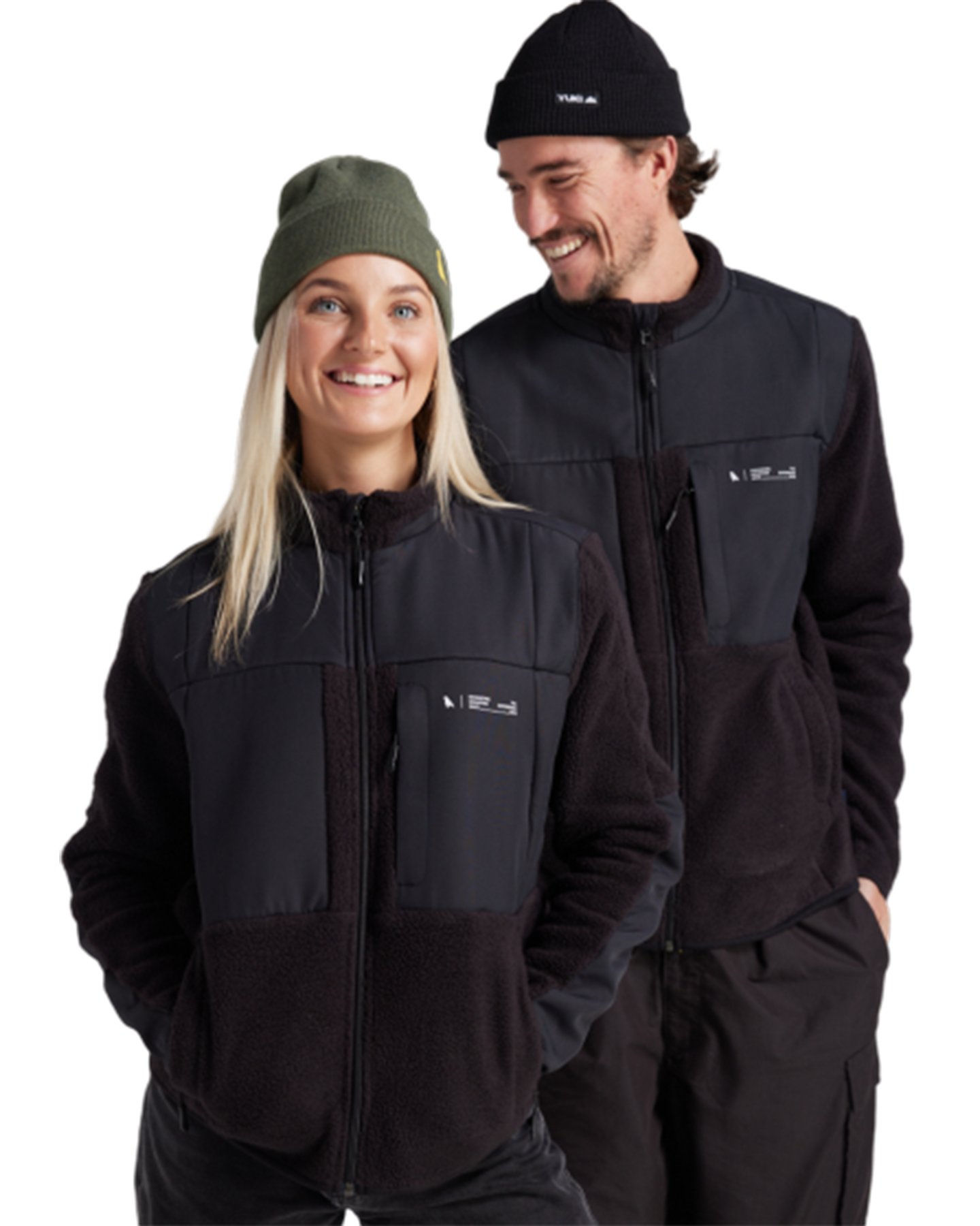 Yuki Threads Summit Sherpa Pullover - Black Hoodies & Sweatshirts - Trojan Wake Ski Snow