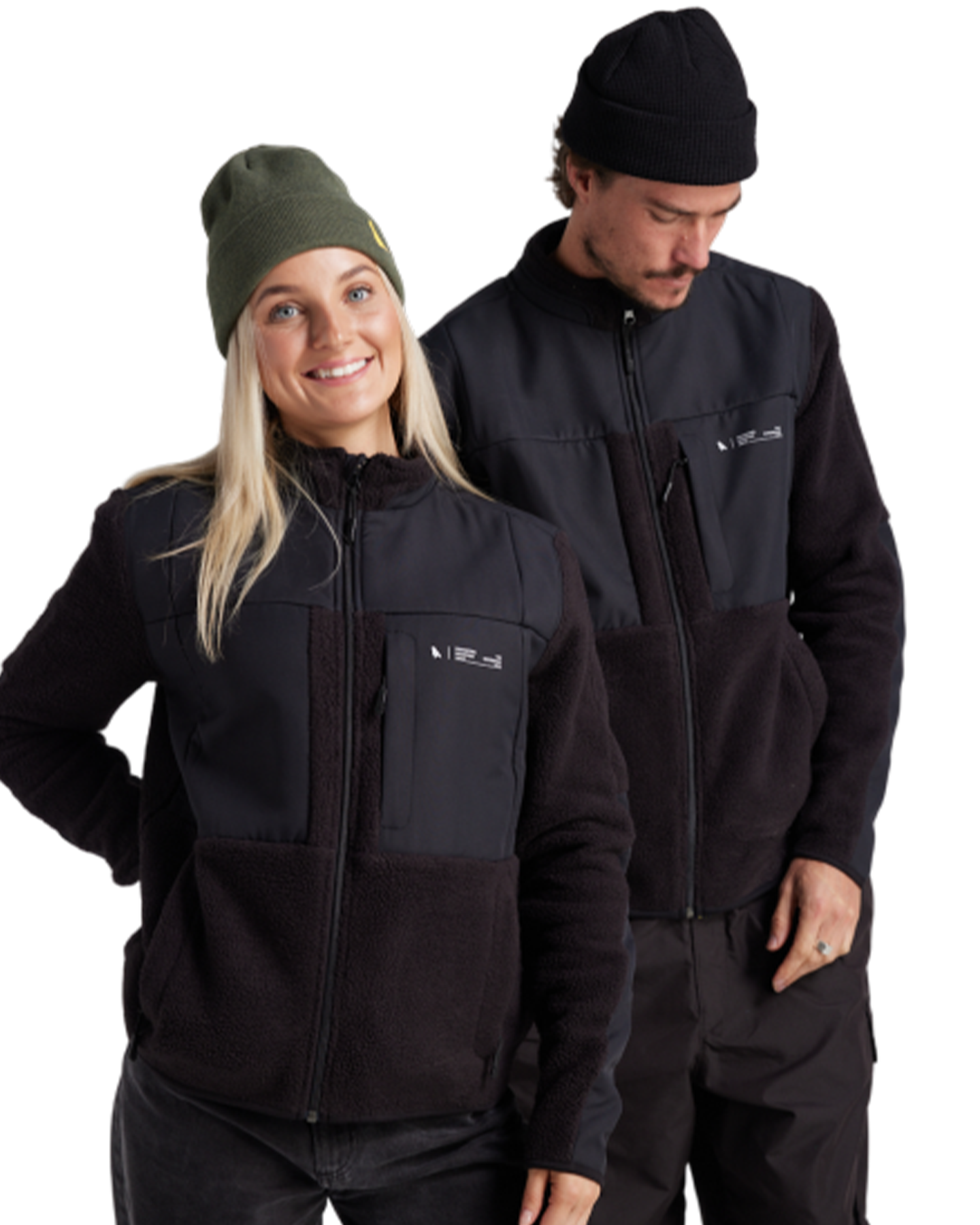 Yuki Threads Summit Sherpa Pullover - Black Hoodies & Sweatshirts - Trojan Wake Ski Snow