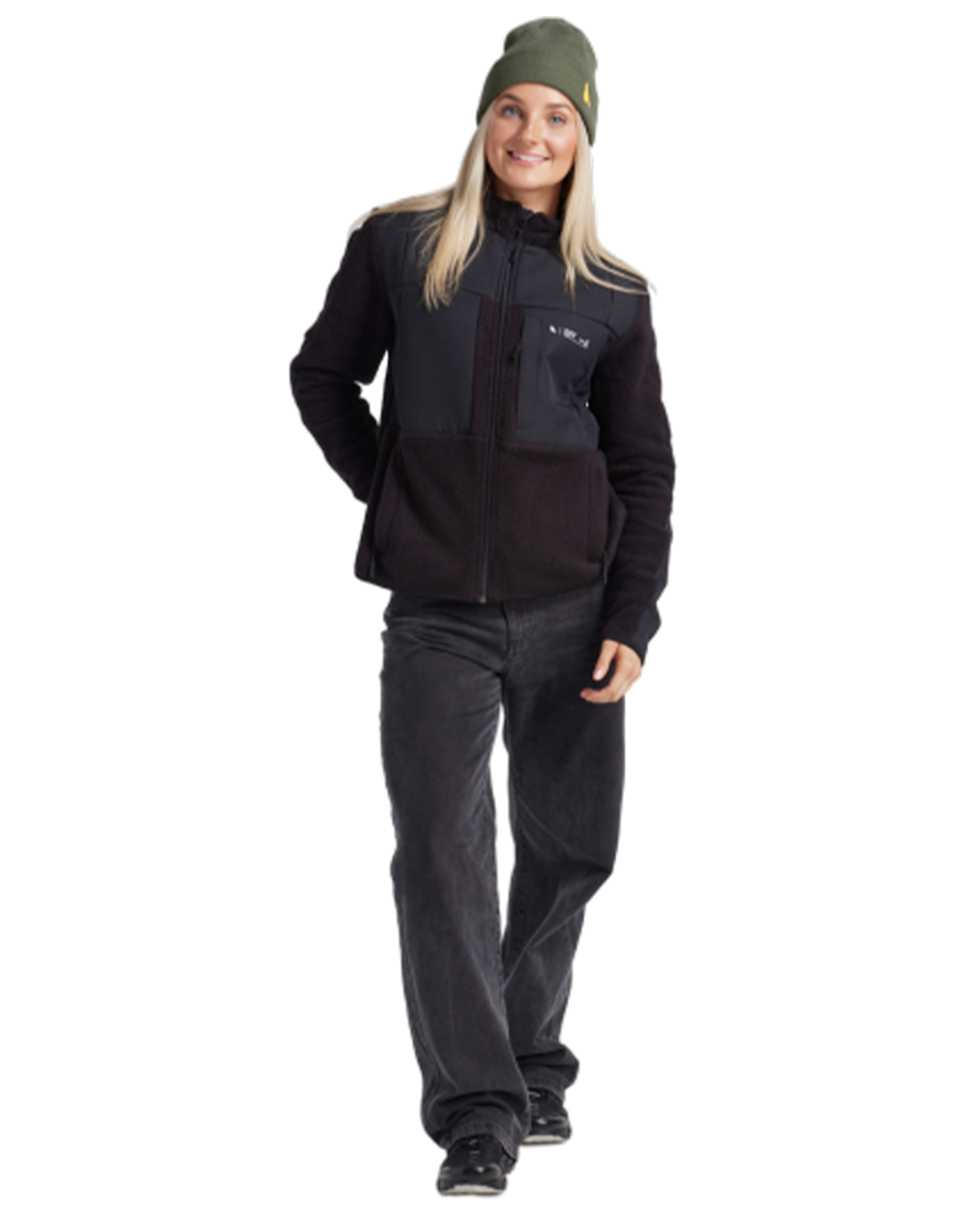 Yuki Threads Summit Sherpa Pullover - Black Hoodies & Sweatshirts - Trojan Wake Ski Snow