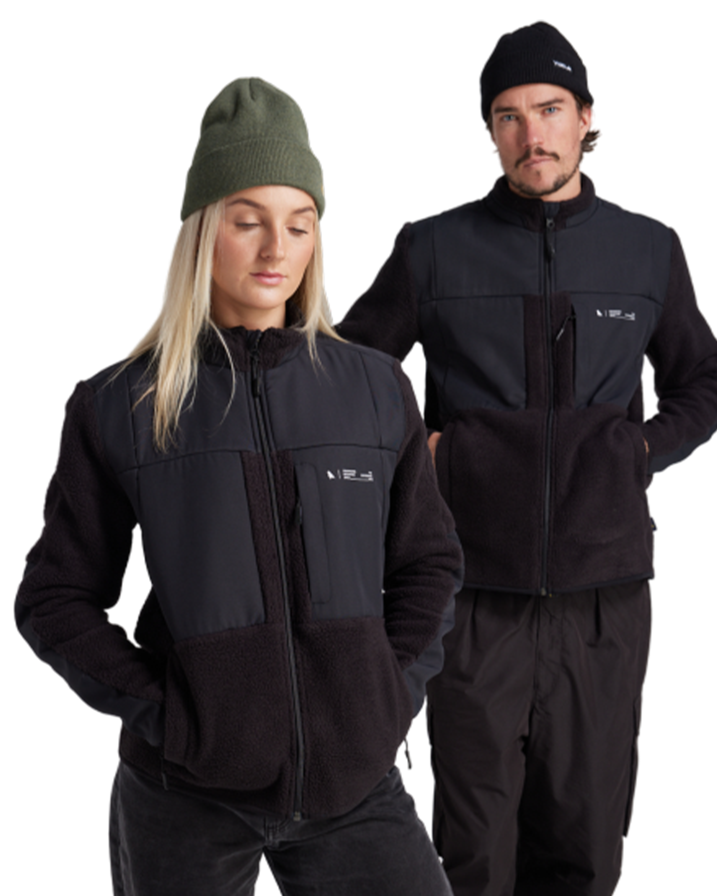 Yuki Threads Summit Sherpa Pullover - Black Hoodies & Sweatshirts - Trojan Wake Ski Snow