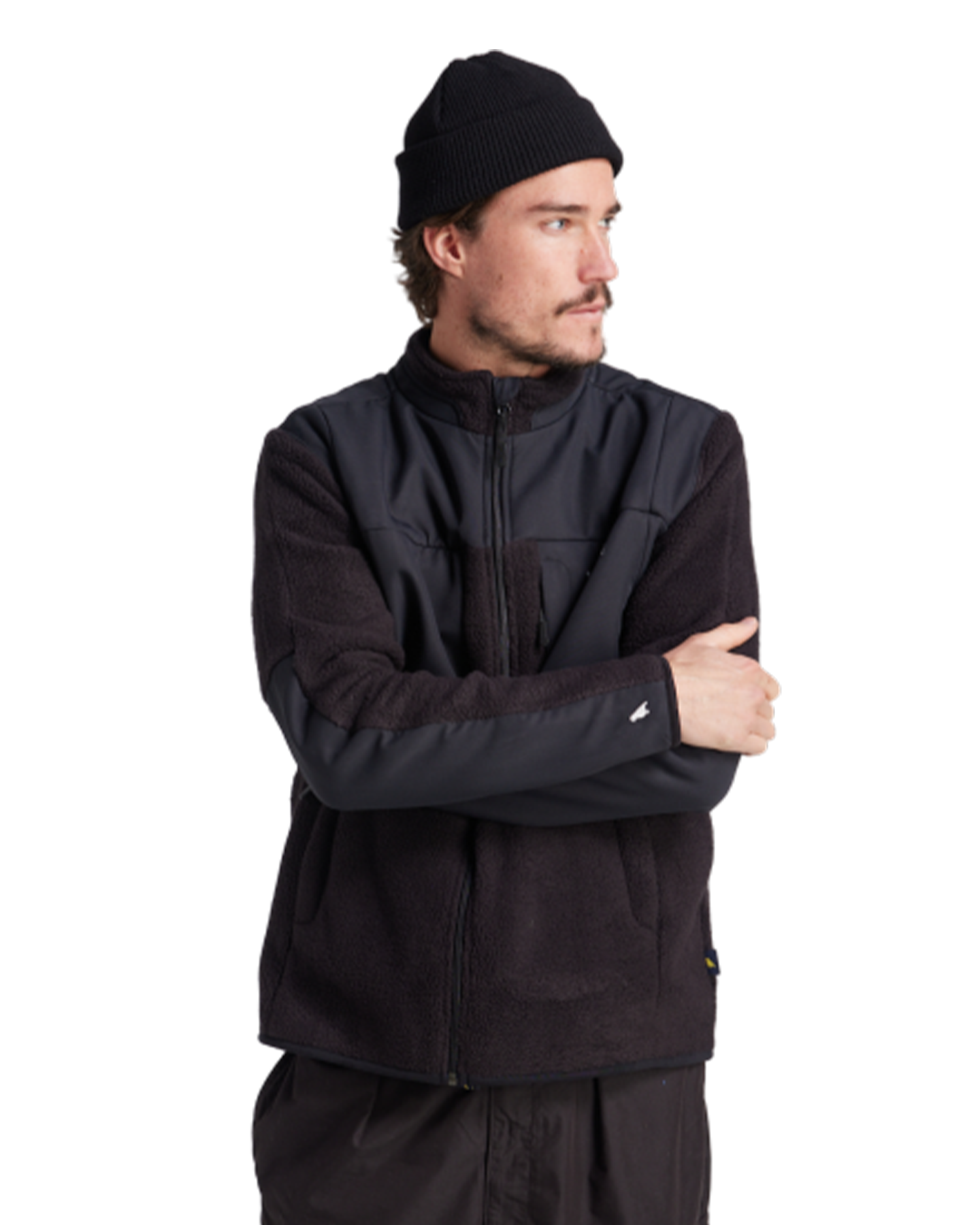 Yuki Threads Summit Sherpa Pullover - Black Hoodies & Sweatshirts - Trojan Wake Ski Snow