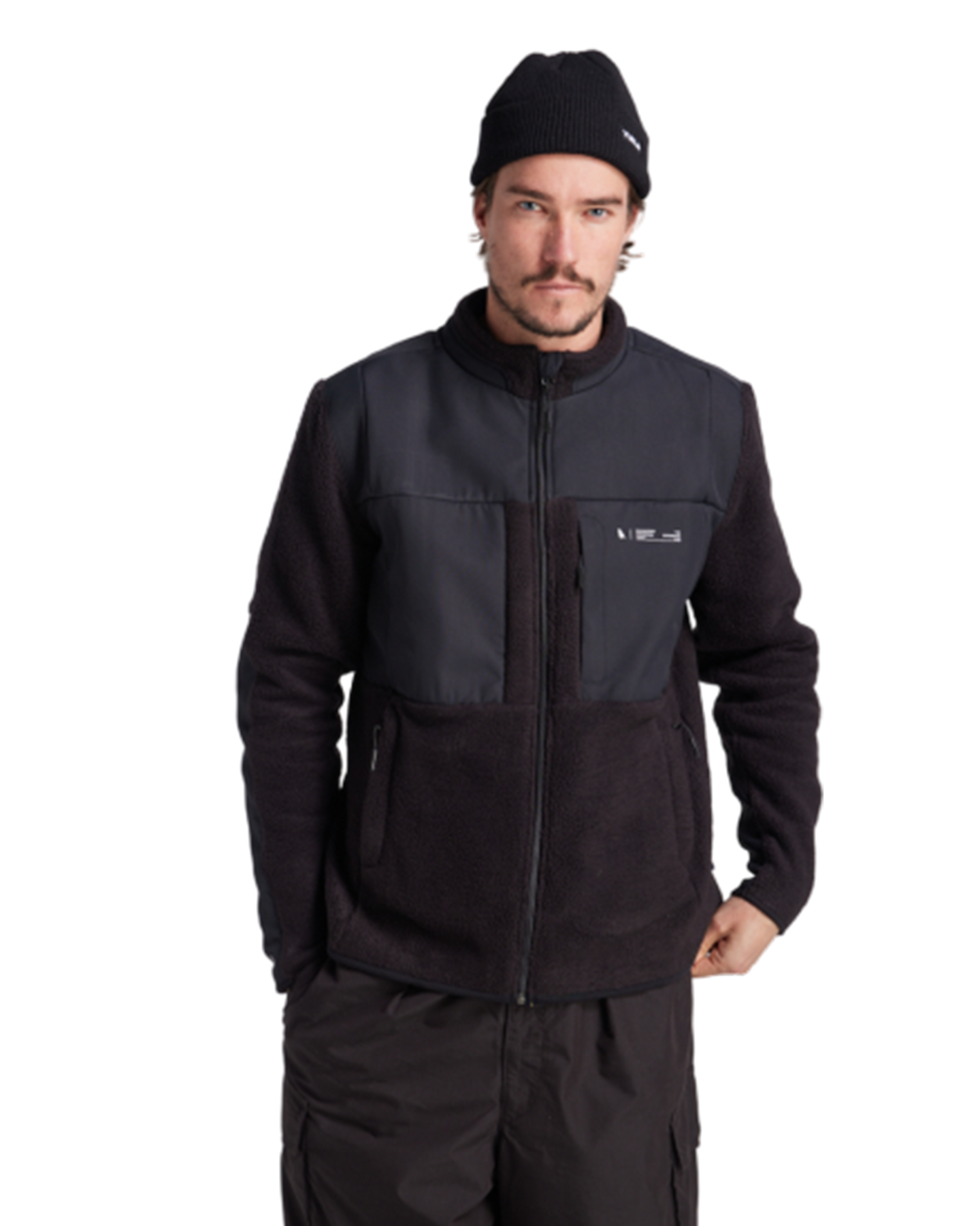 Yuki Threads Summit Sherpa Pullover - Black Hoodies & Sweatshirts - Trojan Wake Ski Snow