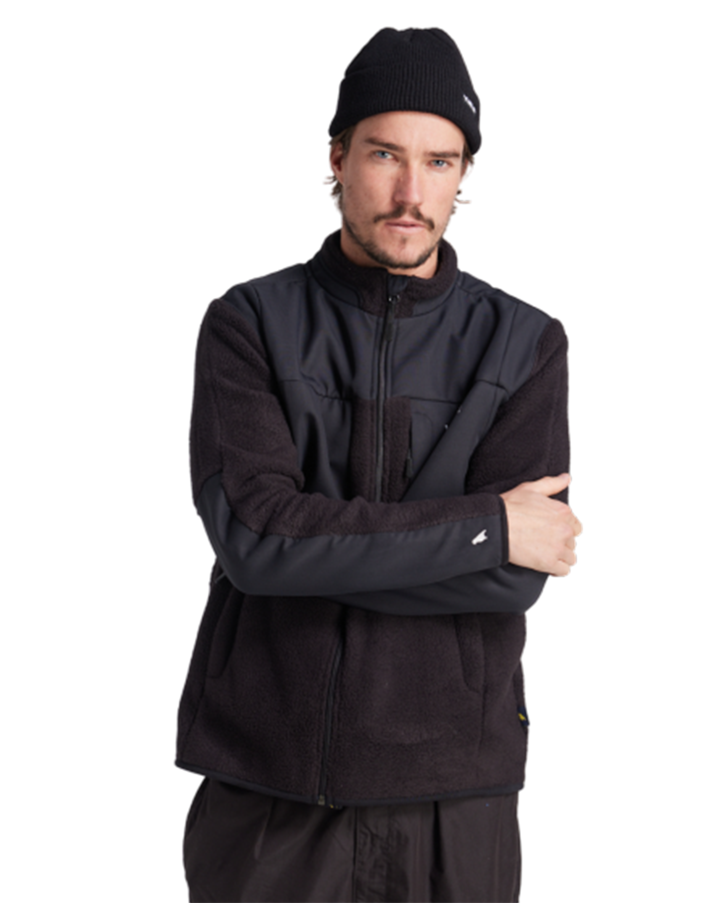 Yuki Threads Summit Sherpa Pullover - Black Hoodies & Sweatshirts - Trojan Wake Ski Snow