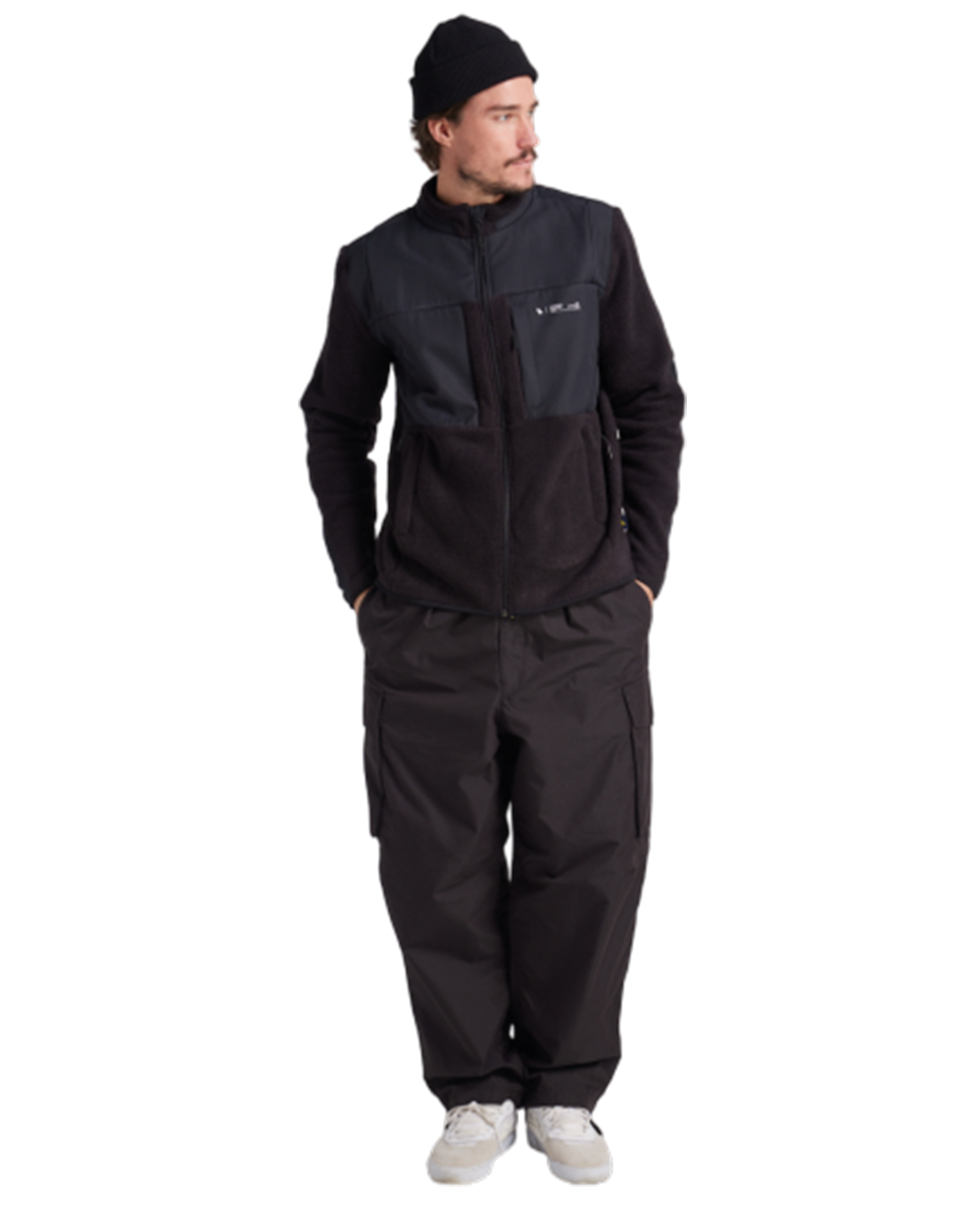 Yuki Threads Summit Sherpa Pullover - Black Hoodies & Sweatshirts - Trojan Wake Ski Snow