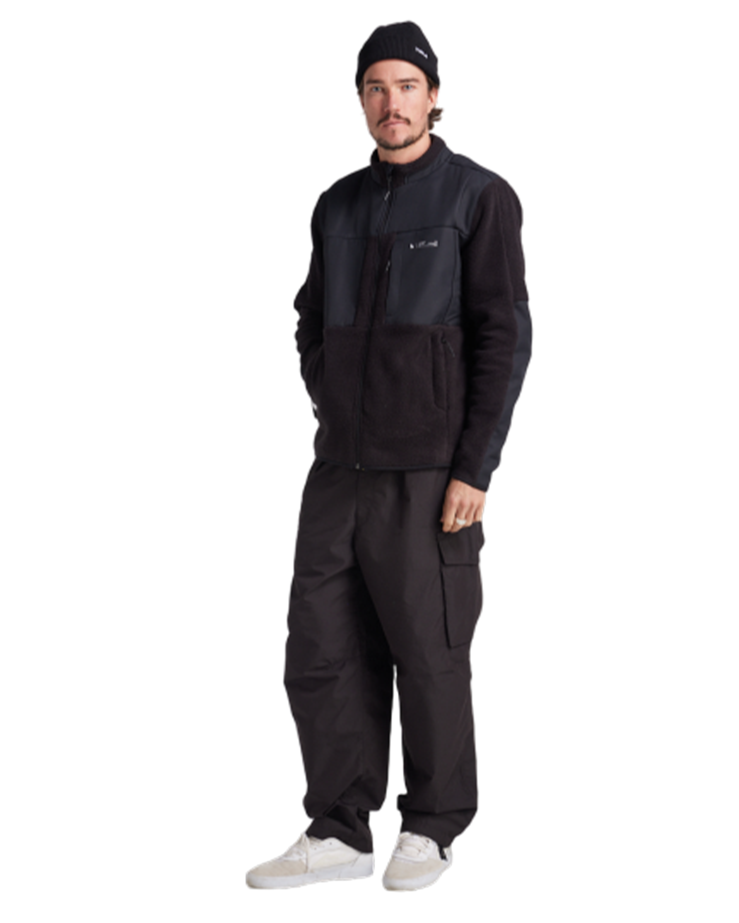 Yuki Threads Summit Sherpa Pullover - Black Hoodies & Sweatshirts - Trojan Wake Ski Snow