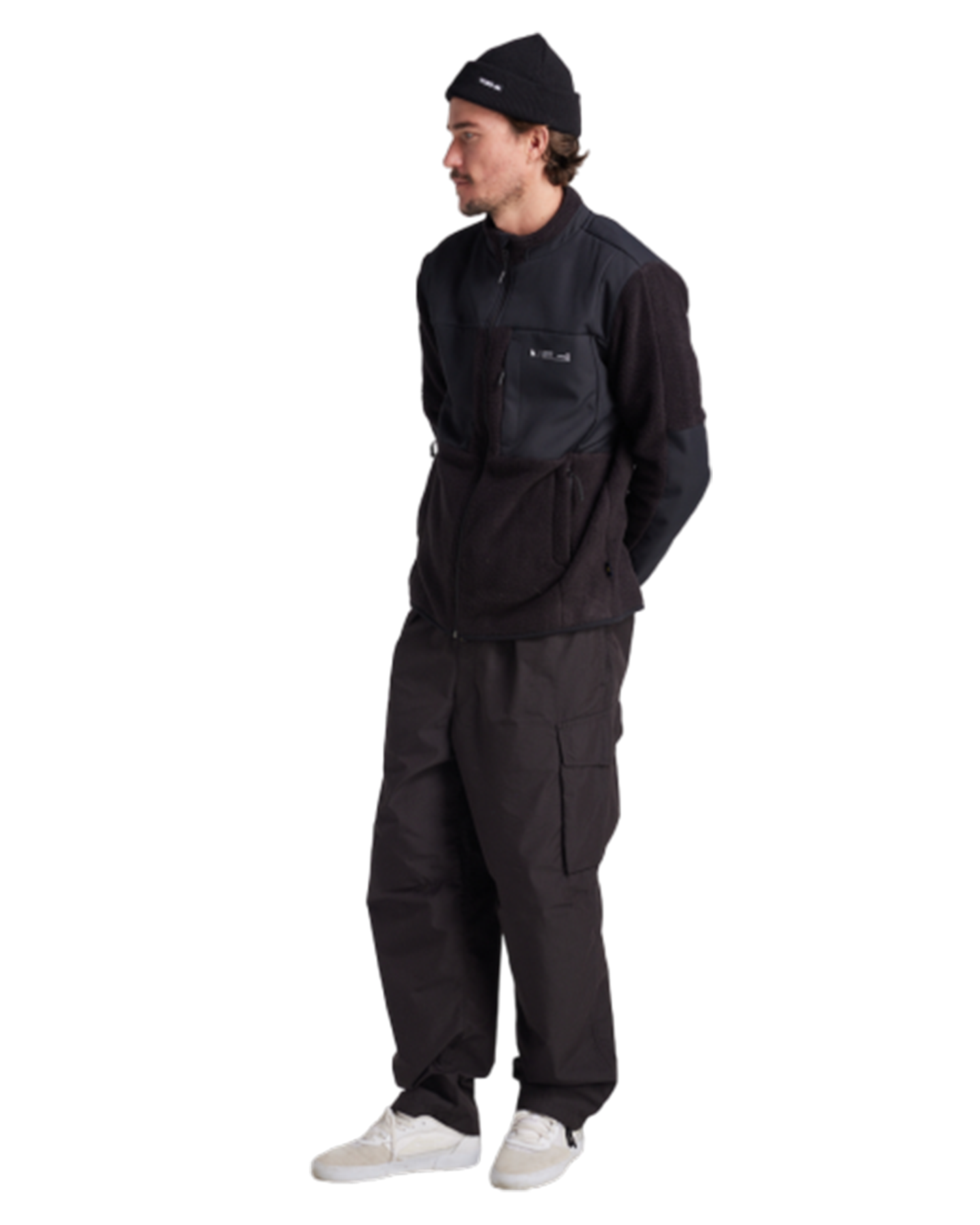 Yuki Threads Summit Sherpa Pullover - Black Hoodies & Sweatshirts - Trojan Wake Ski Snow