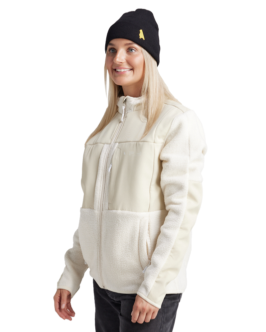 Yuki Threads Summit Sherpa Pullover - Stone Hoodies & Sweatshirts - Trojan Wake Ski Snow