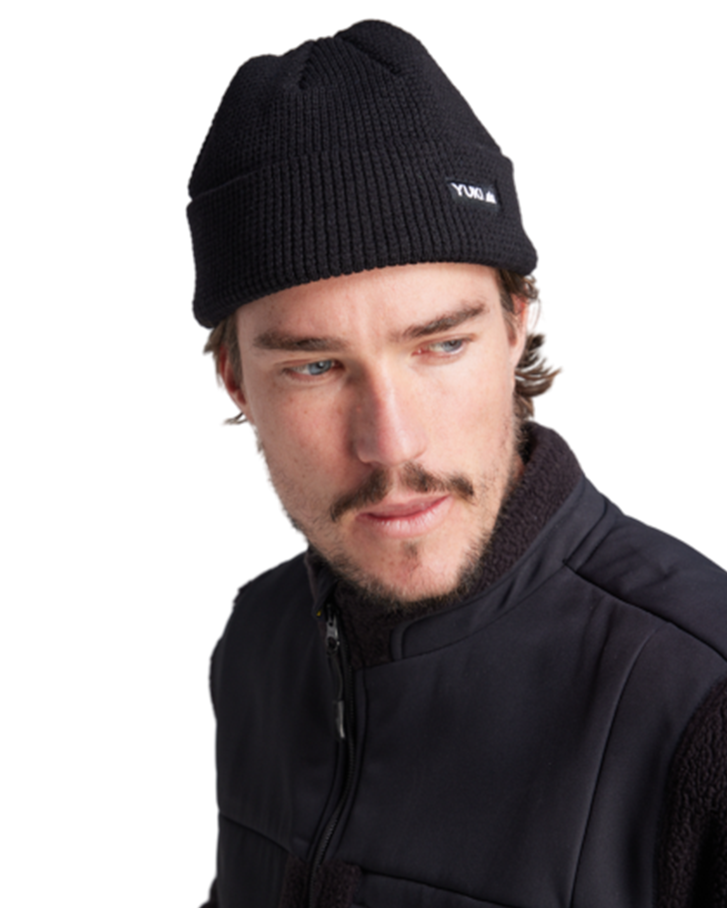 Yuki Threads Waffle Beanie - Black Beanies - Trojan Wake Ski Snow