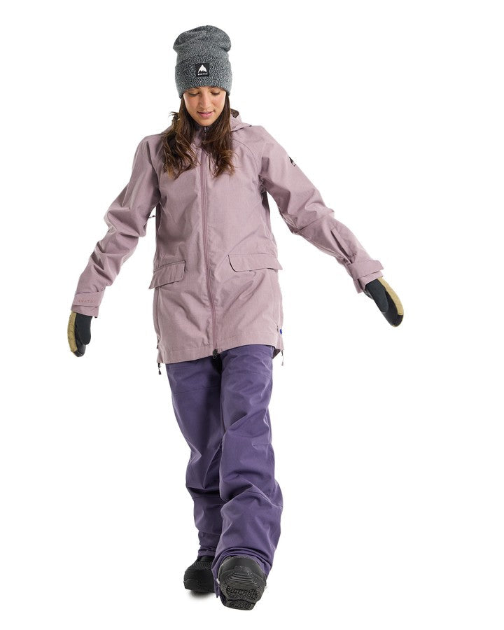 Burton Women's Lalik 2L Snow Jacket - Elderberry - 2023 Women's Snow Jackets - SnowSkiersWarehouse