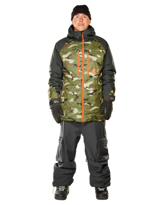Thirtytwo Lashed Insulated Snow Jacket - Camo - 2023 Men's Snow Jackets - SnowSkiersWarehouse