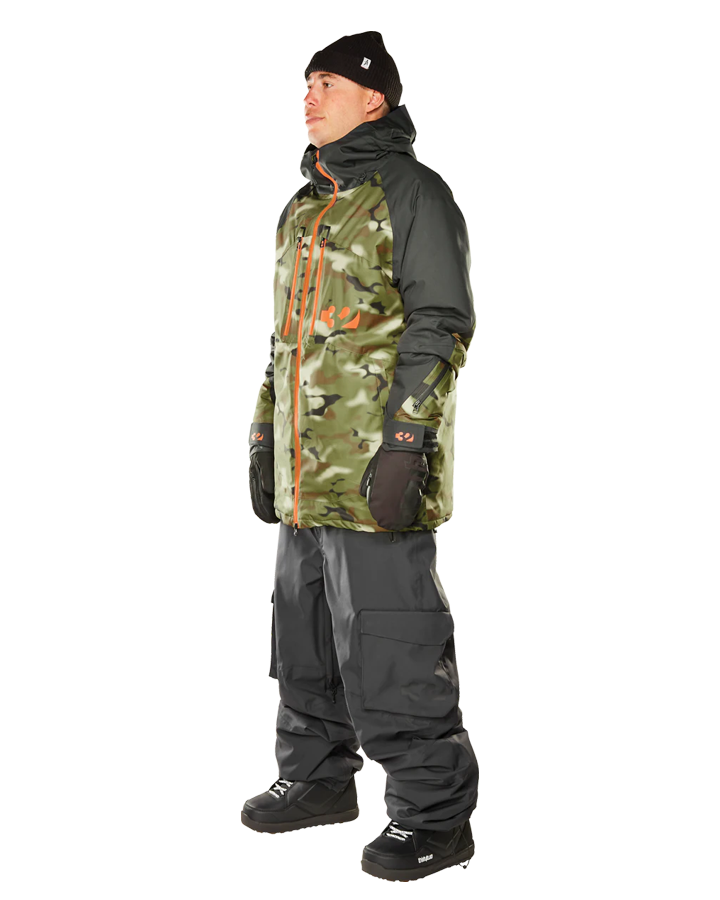 Thirtytwo Lashed Insulated Snow Jacket - Camo - 2023 Men's Snow Jackets - SnowSkiersWarehouse