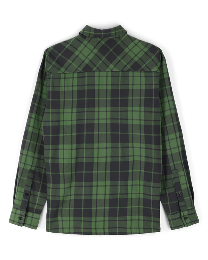 Spyder Elevation Tech Flannel - Pine Plaid - 2023 Hoodies & Sweatshirts - SnowSkiersWarehouse