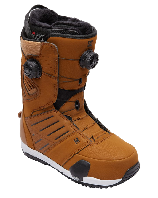 DC Judge Step On BOA Snowboard Boots - Wheat/Black - 2023 Men's Snowboard Boots - SnowSkiersWarehouse