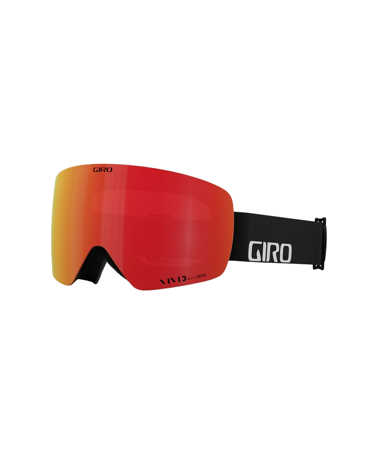 Giro Contour RS AF Snow Goggles - Black Wordmark / VIVID Ember + Infrared - 2023 Snow Goggles - Mens - SnowSkiersWarehouse