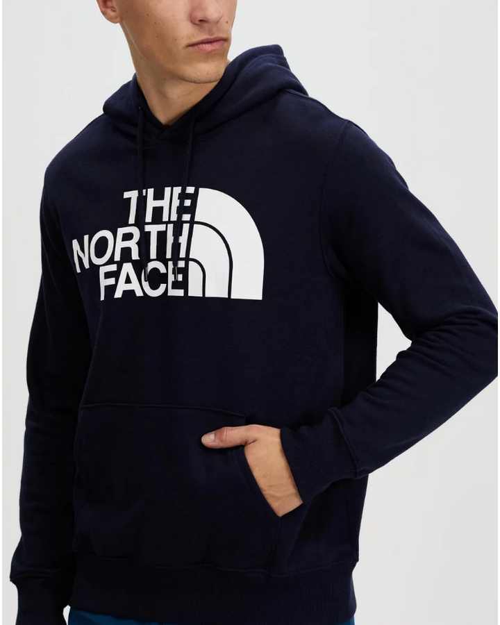 The North Face Men's Half Dome Pullover Hoodie - TNF Black / TNF White - 2023 Hoodies & Sweatshirts - SnowSkiersWarehouse