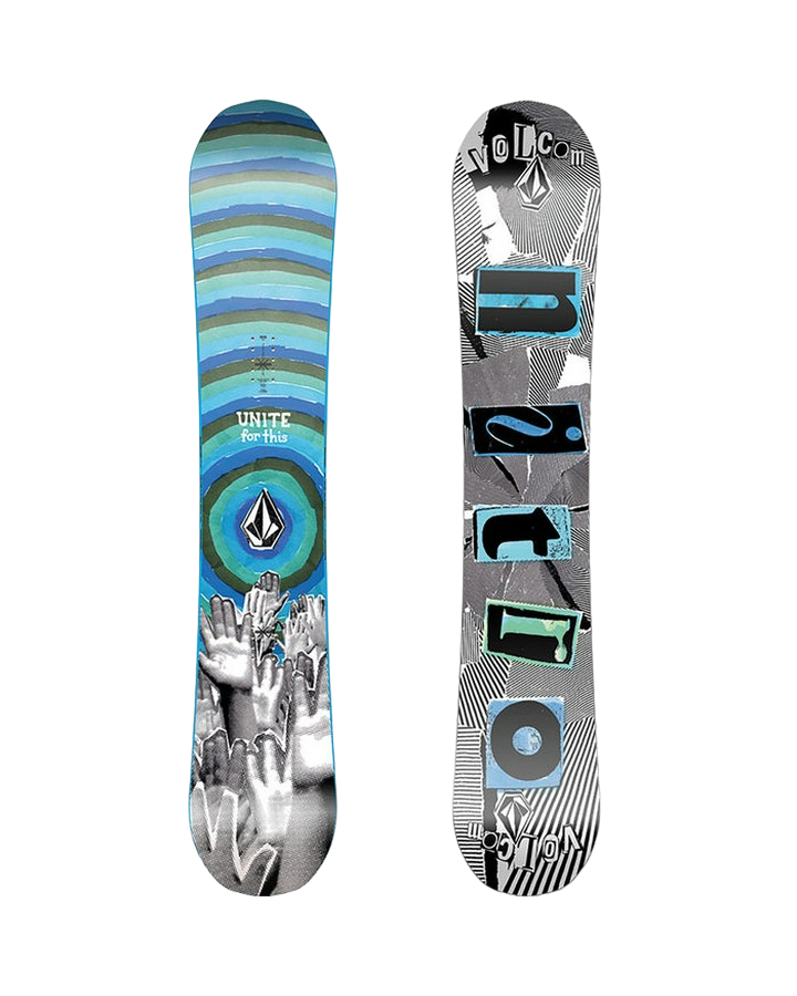 Nitro Beast X Volcom Snowboard - 2023 Men's Snowboards - SnowSkiersWarehouse