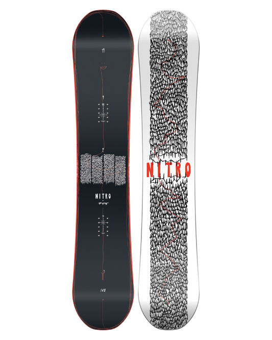 Nitro T1 Snowboard - 2024 Men's Snowboards - SnowSkiersWarehouse