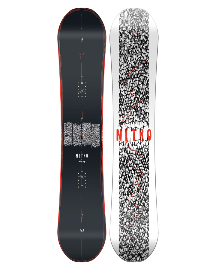 Nitro T1 Snowboard - 2024 Snowboards - Mens - SnowSkiersWarehouse