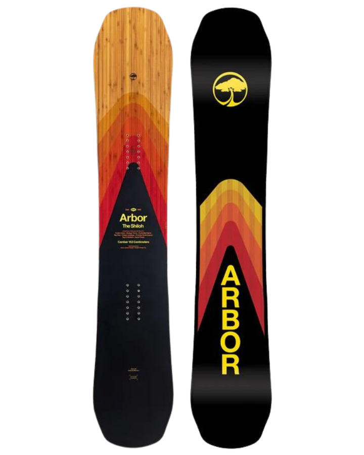 Arbor Shiloh Camber Snowboard - 2024 Men's Snowboards - SnowSkiersWarehouse