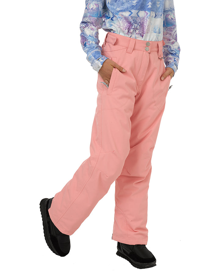 Rojo BF4EVA Girl's Snow Pant - Pink Icing - 2023 Kids' Snow Jackets - SnowSkiersWarehouse