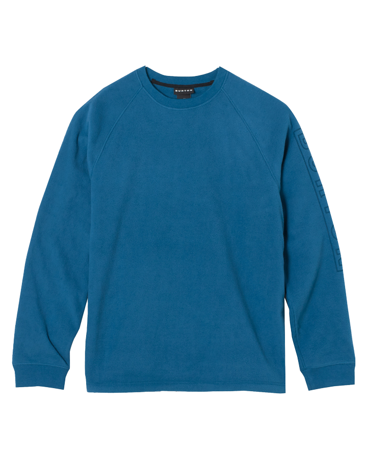 Burton Westmate Crewneck Fleece - Lyons Blue - 2023 Hoodies/Pullovers - Mens - SnowSkiersWarehouse