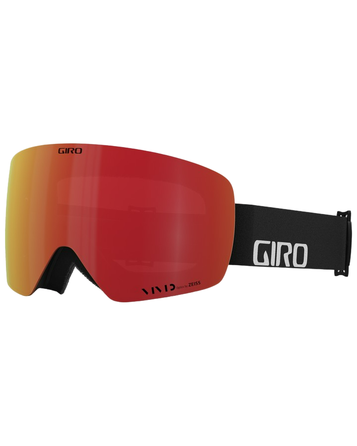 Giro Contour Snow Goggles - Black Wordmark / Vivid Ember + Infrared Snow Goggles - Mens - SnowSkiersWarehouse