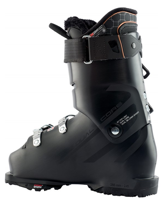 Lange RX 80 Grip Walk Womens All Mountain Ski Boots  - Black - 2023 Women's Snow Ski Boots - SnowSkiersWarehouse