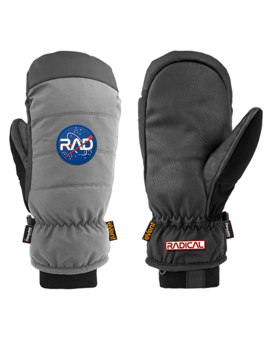 RAD Downer Event Mitten - Grey Men's Snow Gloves & Mittens - SnowSkiersWarehouse