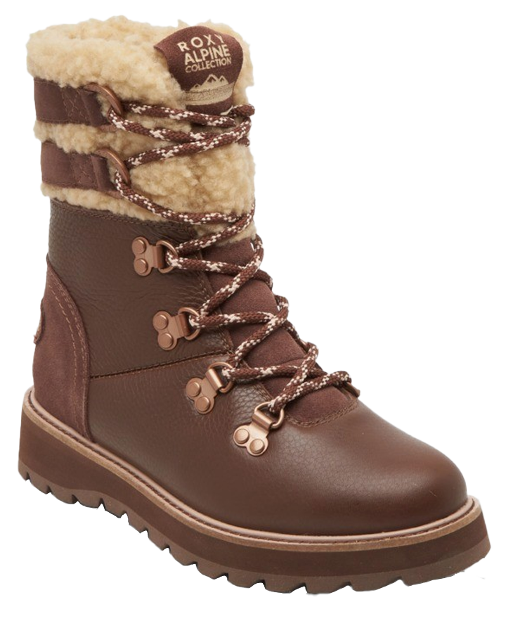 Roxy Brandi II Women's Apres Boots - Chocolate - 2023 Apres Boots - Womens - SnowSkiersWarehouse