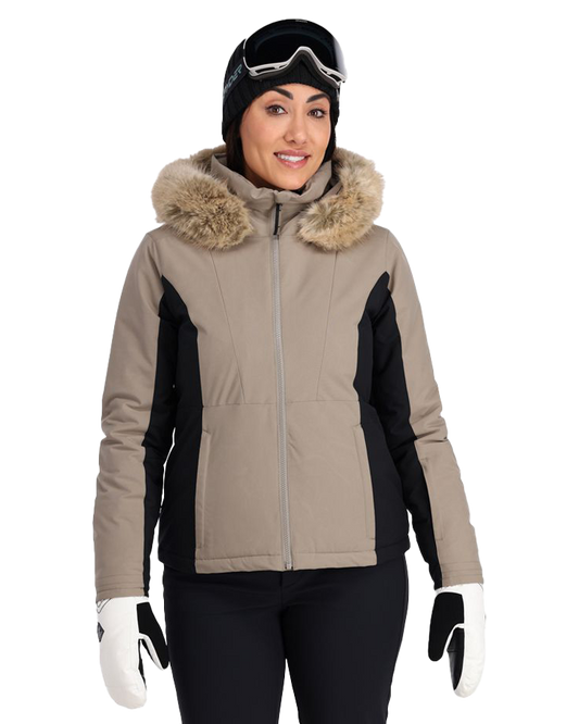 Spyder Vida Womens Snow Jacket - Cashmere - 2023 Women's Snow Jackets - SnowSkiersWarehouse